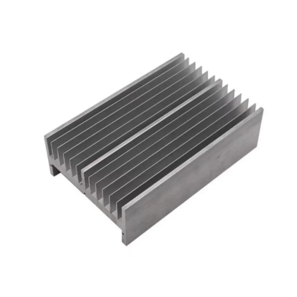 OEM Industrial Radiator Parts CNC Machining Extruded Aluminum Heatsink