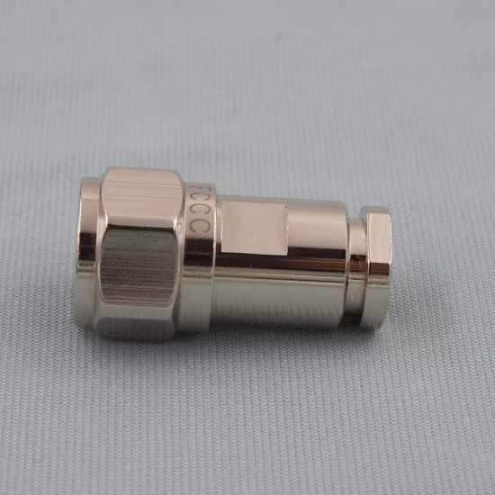 Conector de abrazadera macho tipo N Coaxial RF de cable impermeable de 50 ohmios para cable LMR300